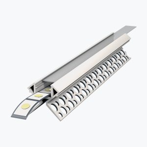 TEMPOLISTEL® A138 LED-profiili väliseinän yläreunaan