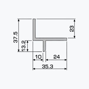 TEMPOLISTEL® A114 -koristeprofiili - Image 2