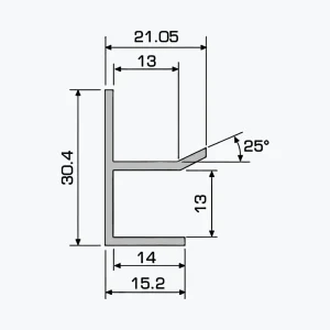 TEMPOLISTEL® A115 U-profiili kipsilevy - Image 2