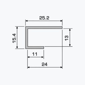 TEMPOLISTEL® A116 U-profiili kipslevylle - Image 2