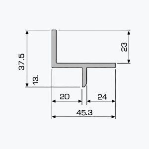 TEMPOLISTEL® A117 -koristeprofiili - Image 2