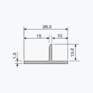 TEMPOLISTEL® A120 T-profiili - Image 2