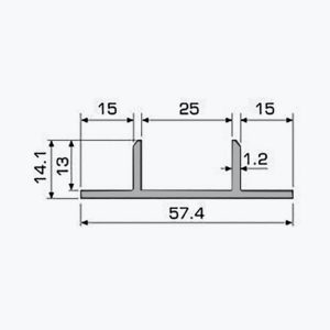 TEMPOLISTEL® A121 Saumanpeiteprofiili - Image 2