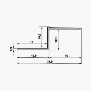 TEMPOLISTEL® A131 Onttosaumaprofiili - Image 2