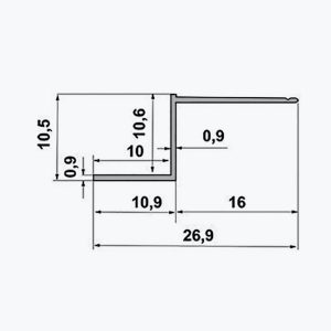 TEMPOLISTEL® A132 Onttosaumaprofiili - Image 2
