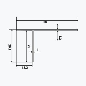 TEMPOLISTEL® A135 T-profiili - Image 2